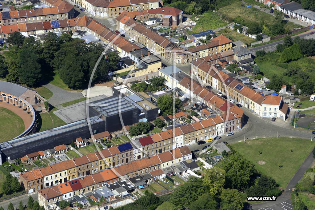 Photo arienne de Saint-Ghislain