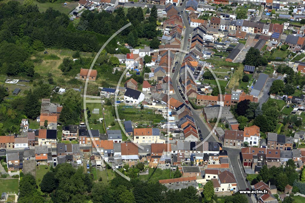 Photo arienne de Frameries (Ouest)