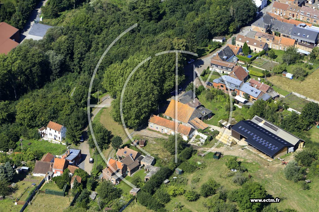 Photo arienne de Montignies-sur-Roc