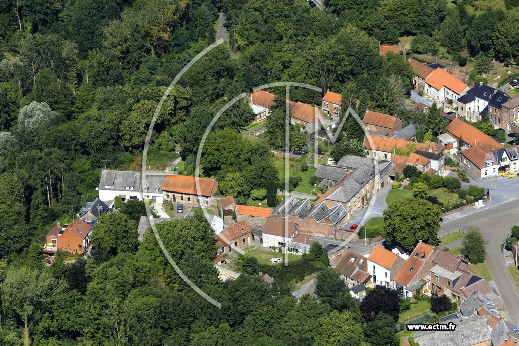 Photo arienne de Montignies-sur-Roc