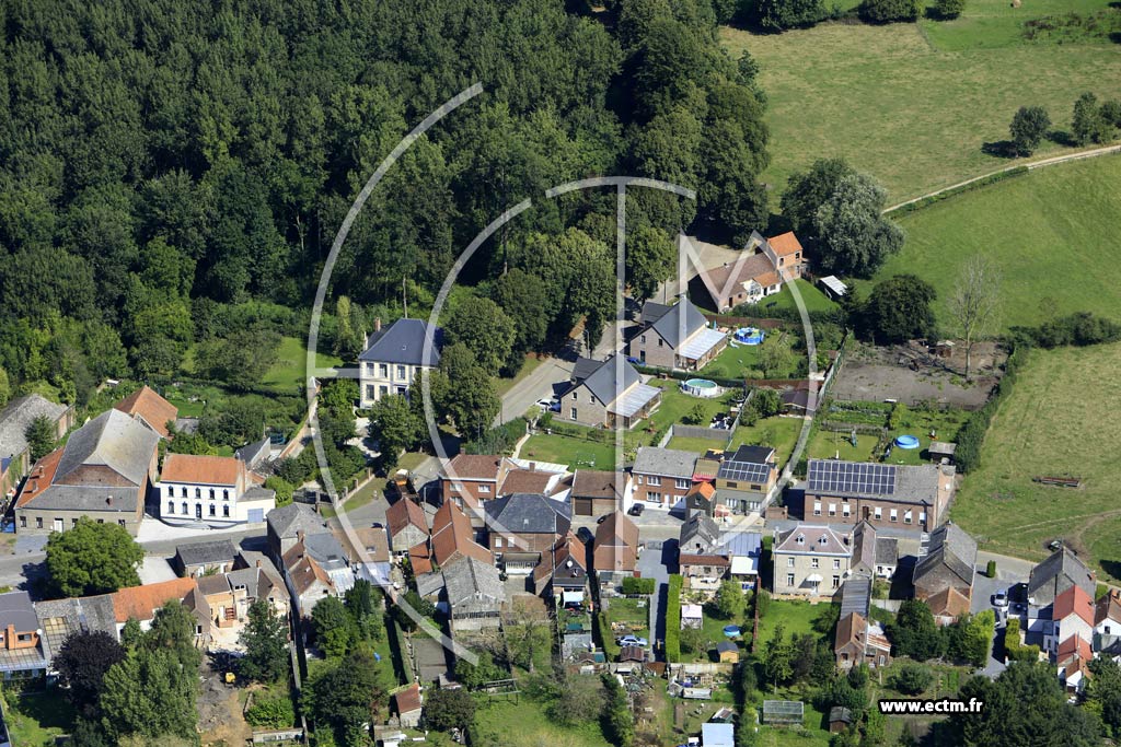 Photo arienne de Montignies-sur-Roc