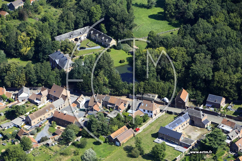 Photo arienne de Montignies-sur-Roc