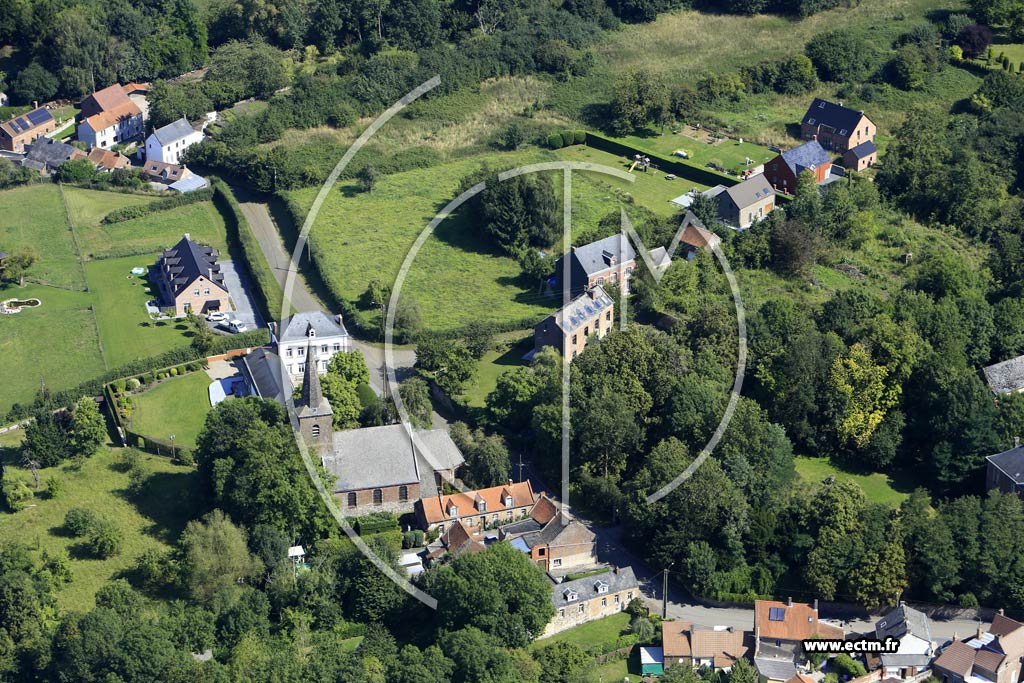 Photo arienne de Montignies-sur-Roc