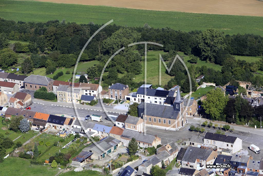 Photo arienne de Aisemont
