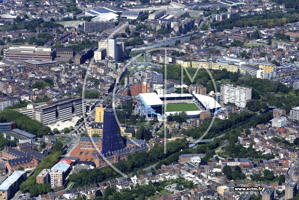 Photo arienne de Charleroi (Centre)
