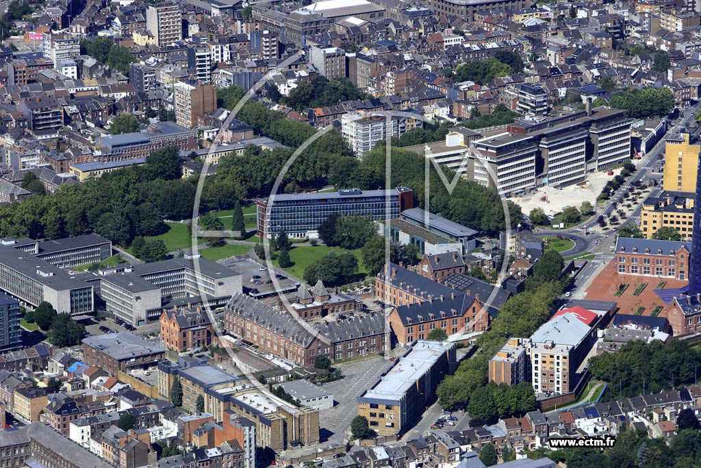Photo arienne de Charleroi (Centre)