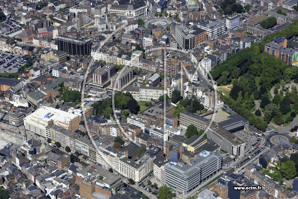 Photo arienne de Charleroi (Centre)