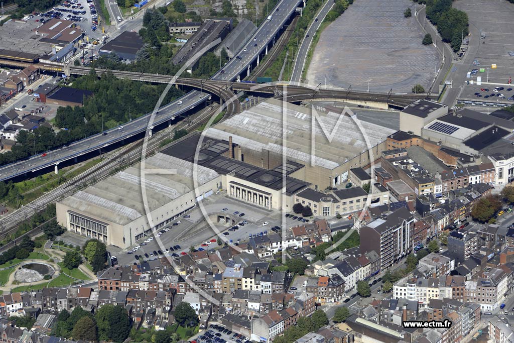 Photo arienne de Charleroi (Centre)