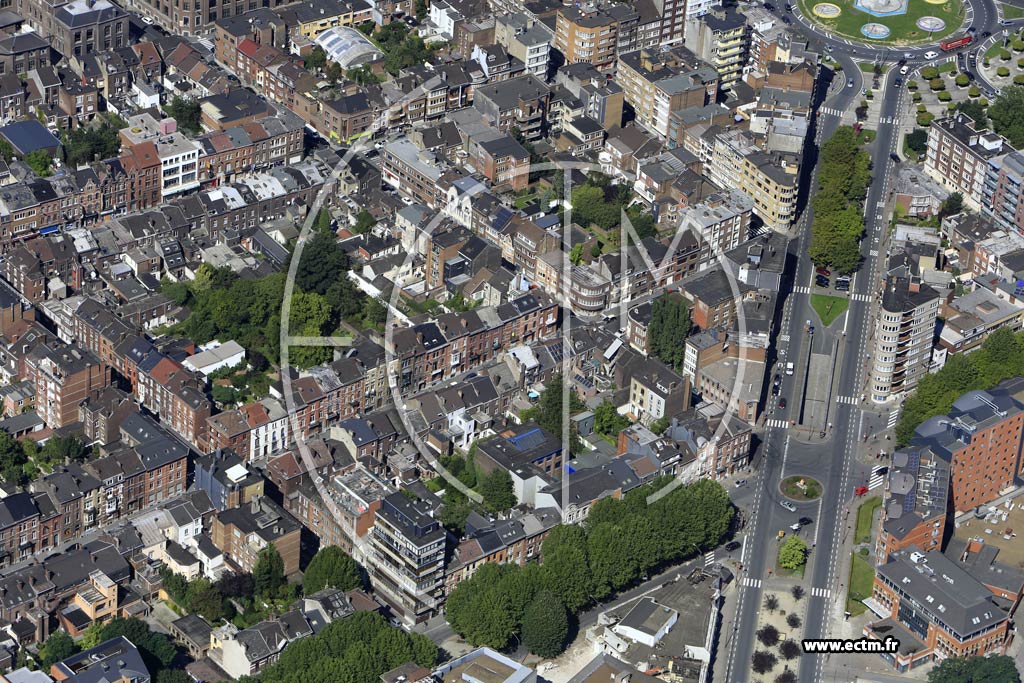 Photo arienne de Charleroi (Centre)