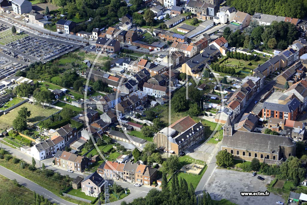 Photo arienne de Montignies-sur-Sambre