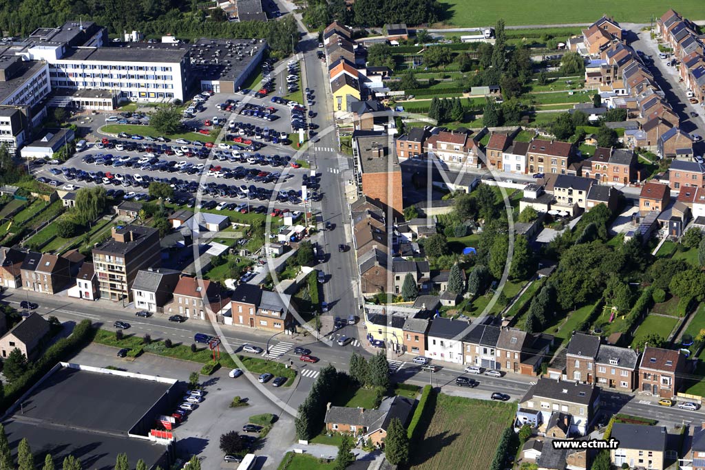 Photo arienne de Sambreville