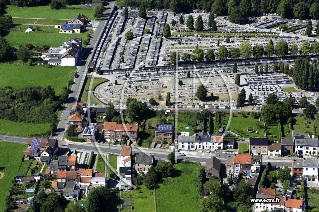 Photo arienne de Sart Saint-Nicolas