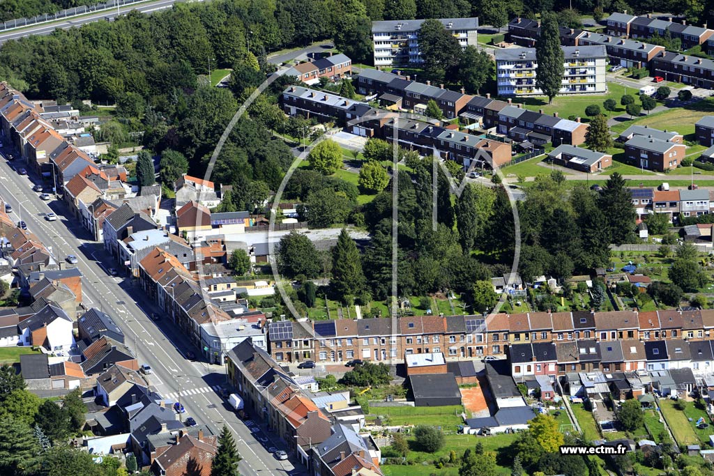 Photo arienne de Sart Saint-Nicolas