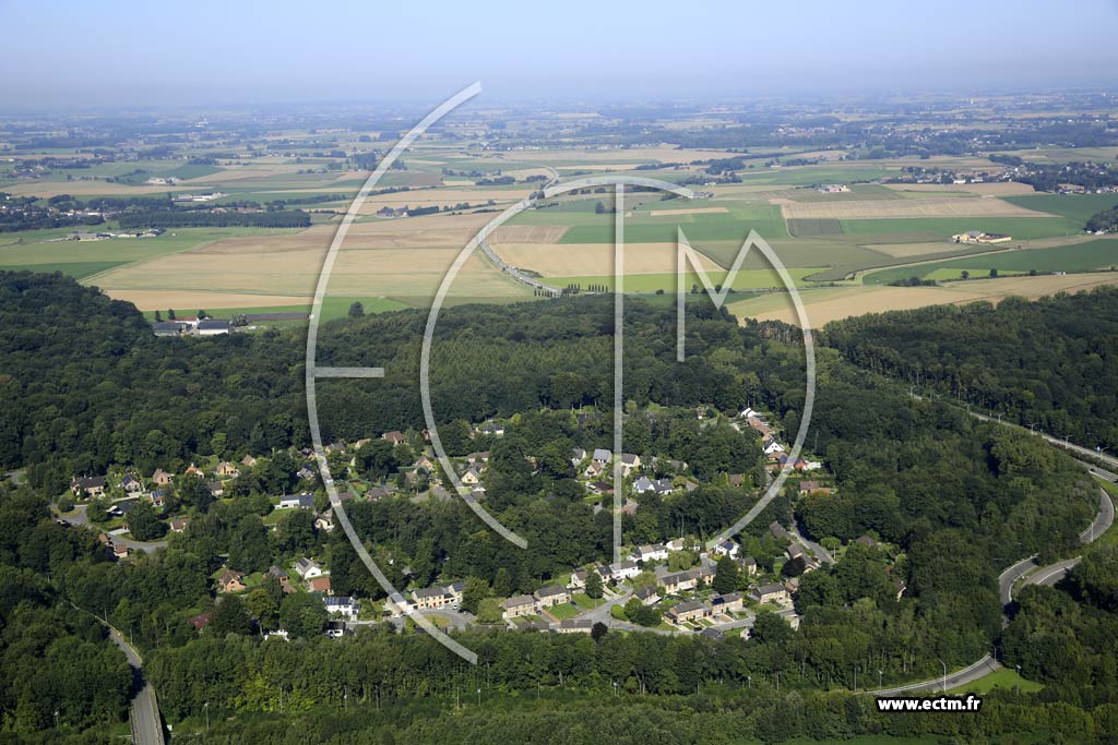 Photo arienne de la louvire
