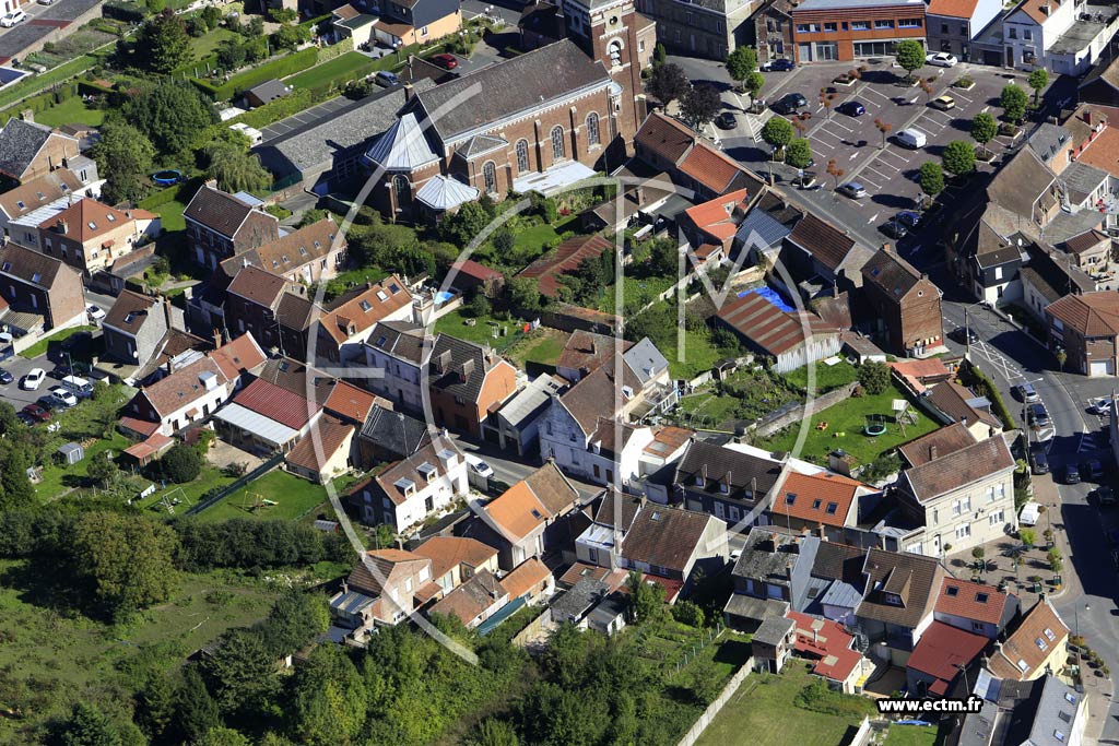 Photo arienne de Aulnoy-Lez-Valenciennes