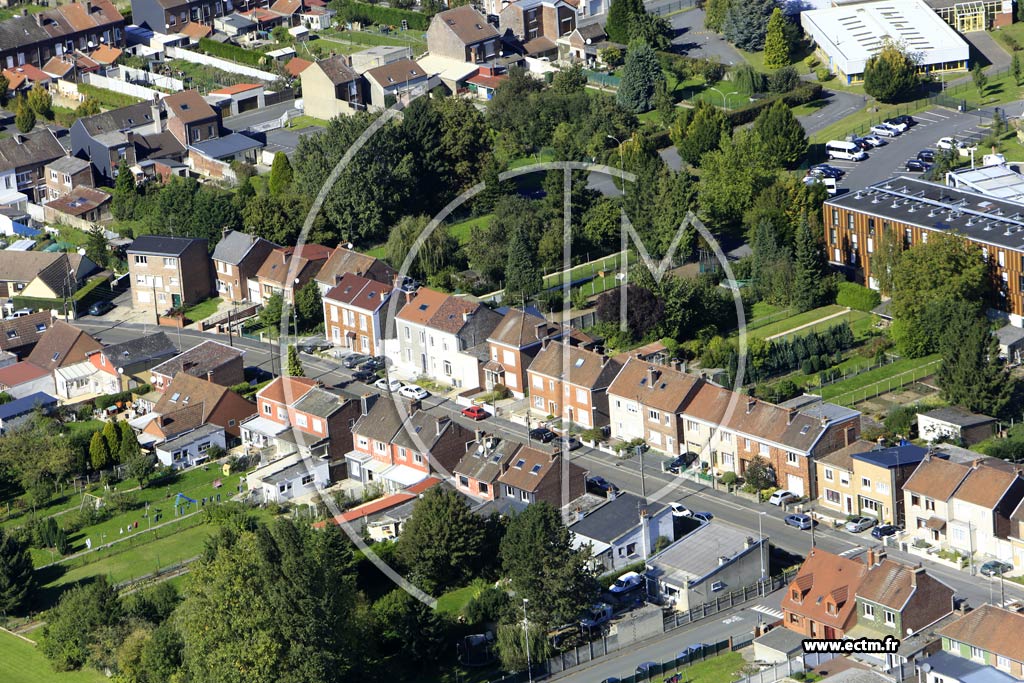 Photo arienne de Aulnoy-Lez-Valenciennes