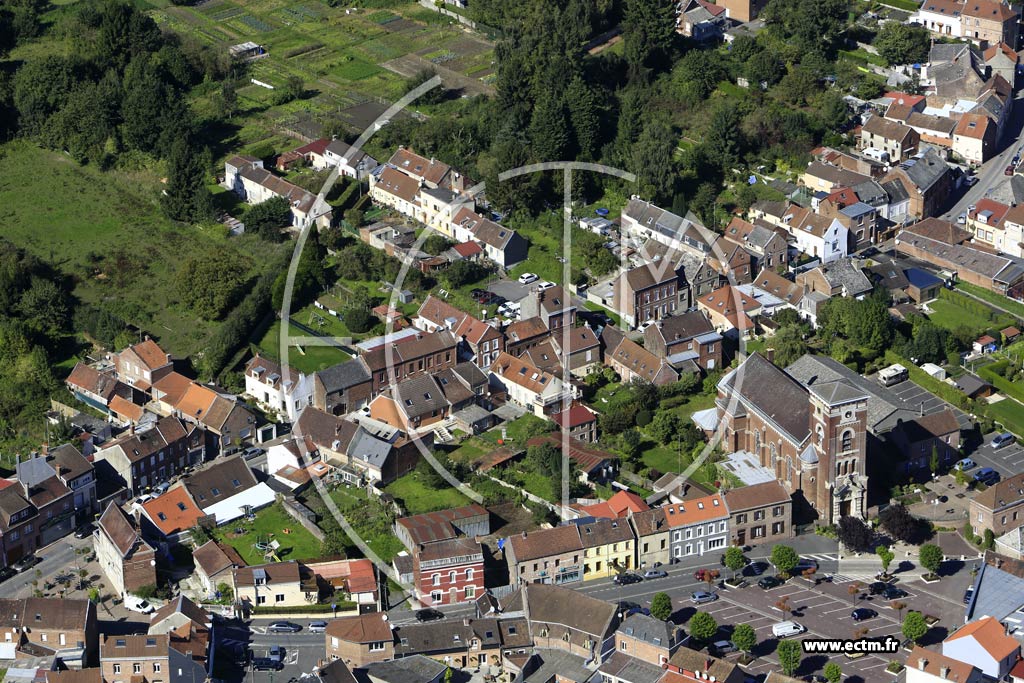 Photo arienne de Aulnoy-Lez-Valenciennes (le Pont d'Aulnoy)