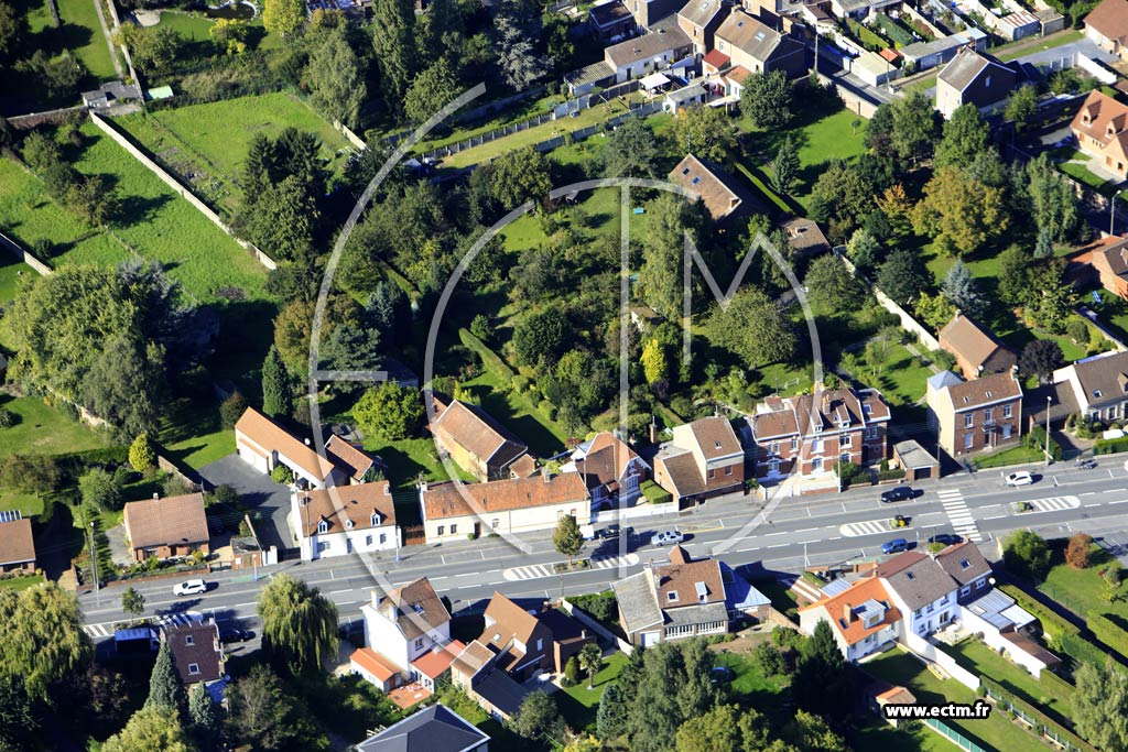 Photo arienne de Saint-Saulve