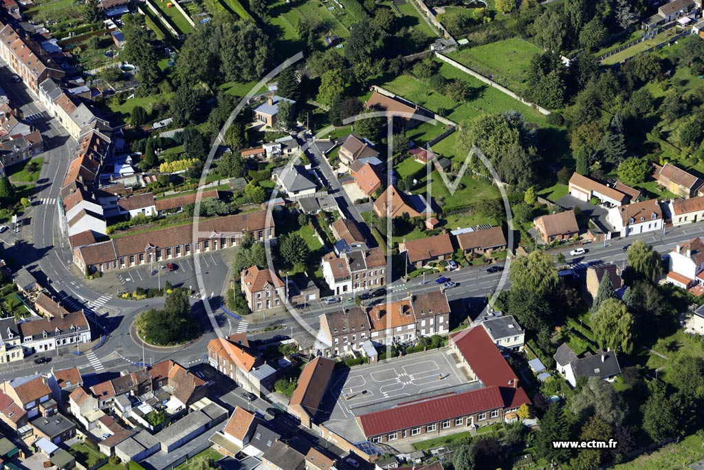 Photo arienne de Saint-Saulve