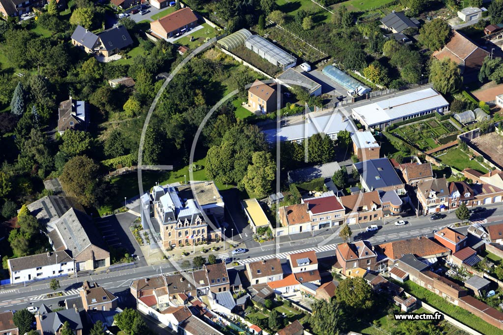 Photo arienne de Saint-Saulve