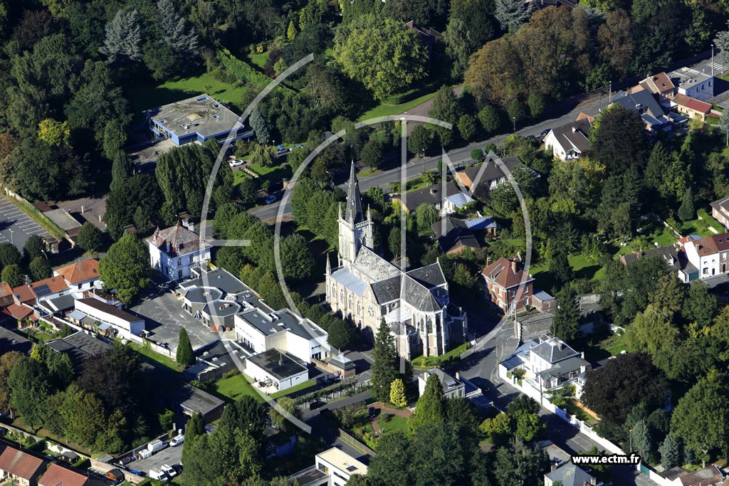 Photo arienne de Saint-Saulve