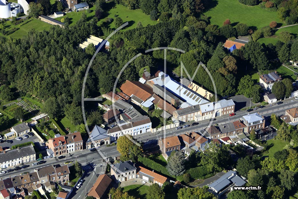 Photo arienne de Saint-Saulve