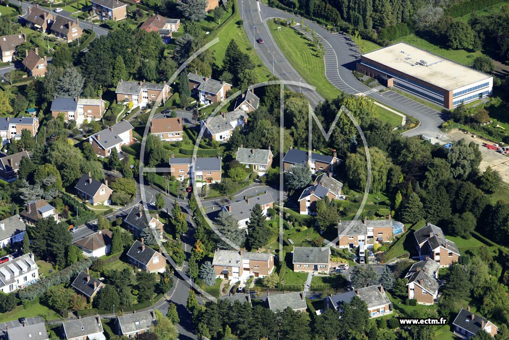 Photo arienne de Saint-Saulve (Cit des Alouettes)