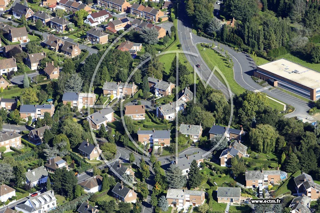 Photo arienne de Saint-Saulve (Cit des Alouettes)