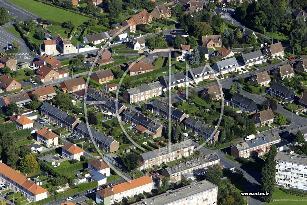 Photo arienne de Saint-Saulve (le Bosquet)