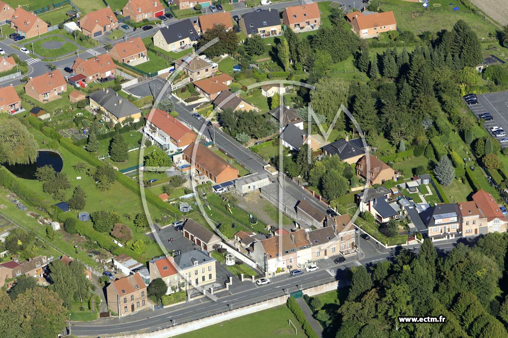 Photo arienne de Saint-Saulve (le Gras Bois)
