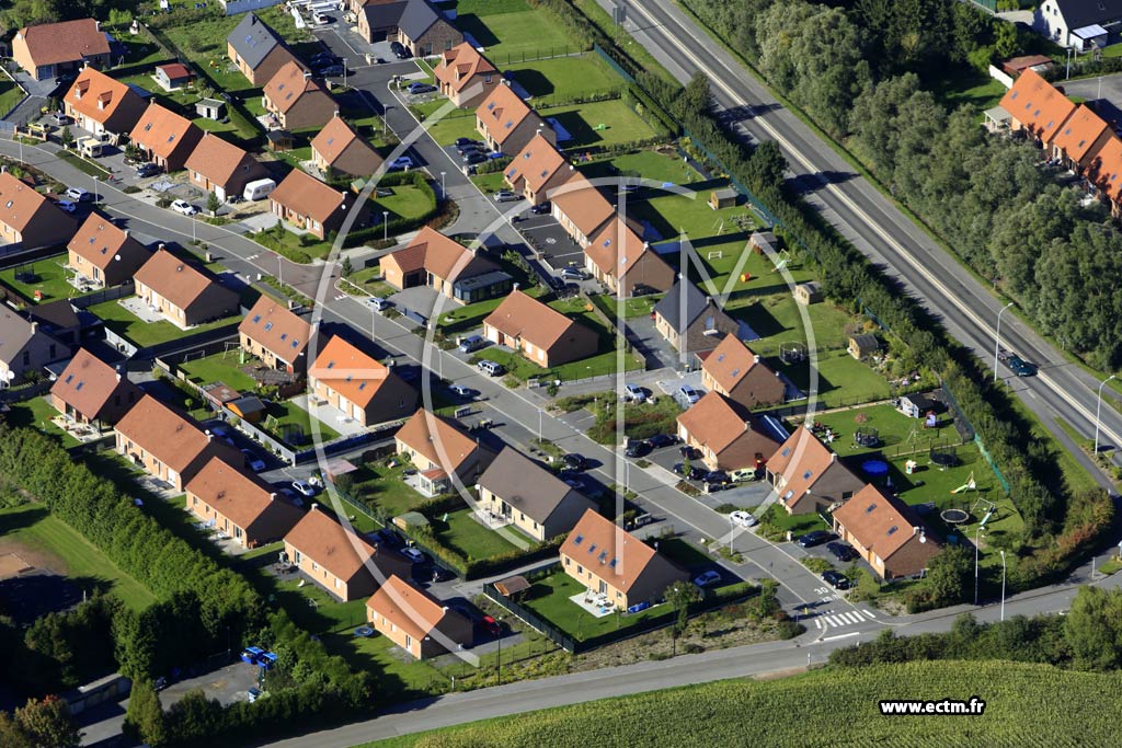 Photo arienne de Saint-Saulve (le Gras Bois)