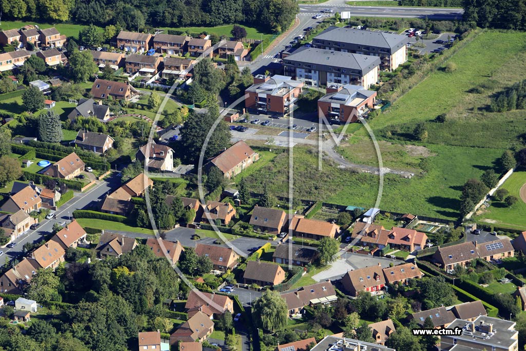 Photo arienne de Saint-Saulve (le Guindal)