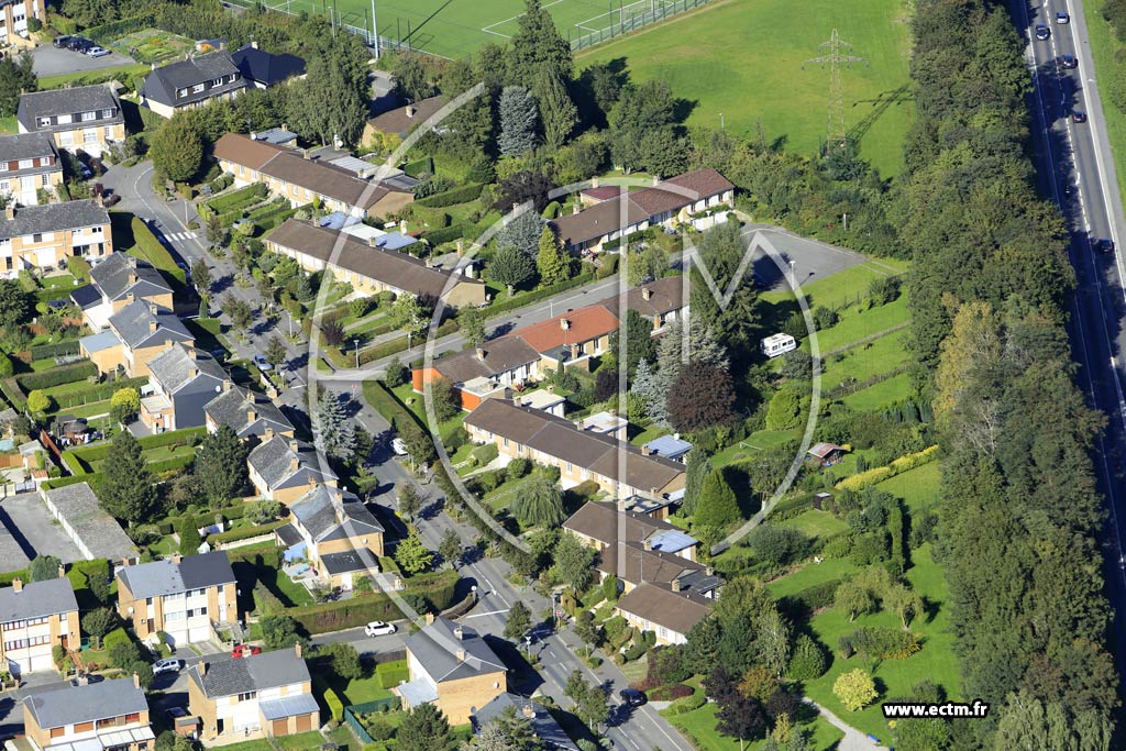 Photo arienne de Saint-Saulve (les Chalandons)