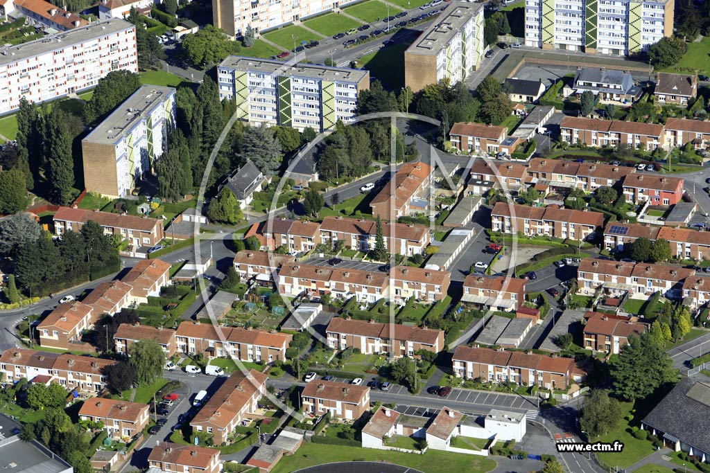 Photo arienne de Saint-Saulve (Rsidence de la Ppinire)