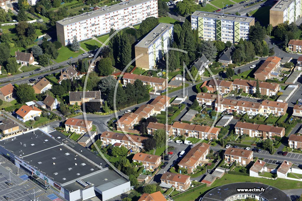 Photo arienne de Saint-Saulve (Rsidence de la Ppinire)
