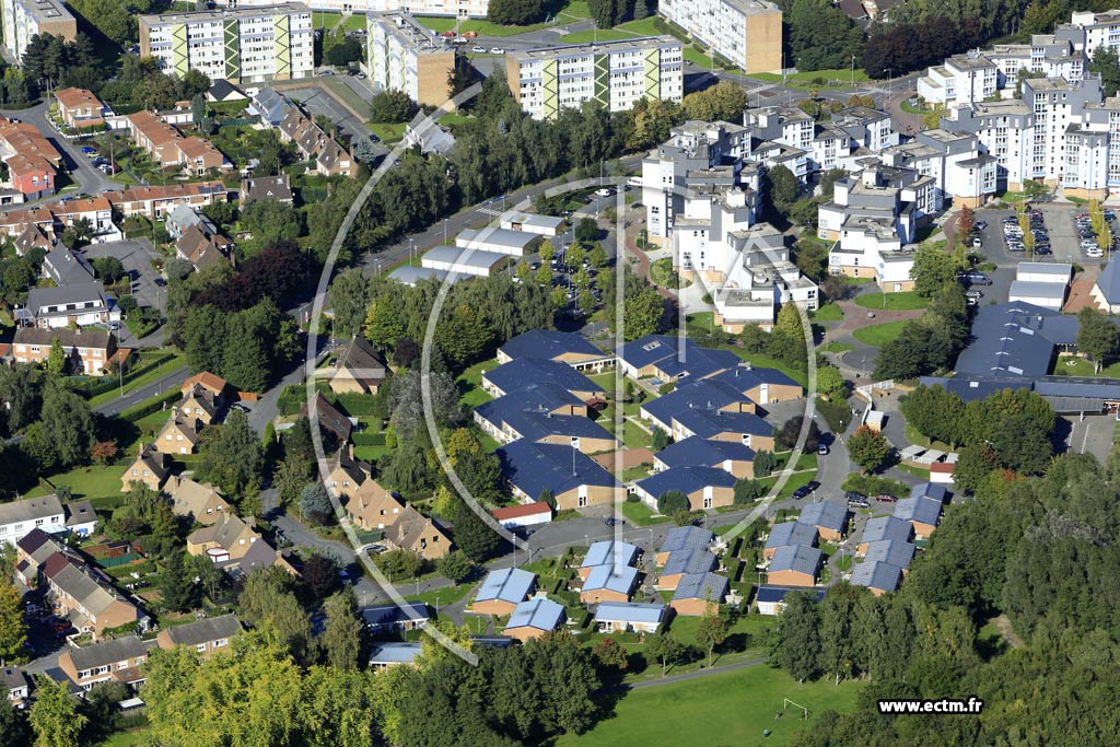 Photo arienne de Saint-Saulve (Rsidence de la Ppinire)