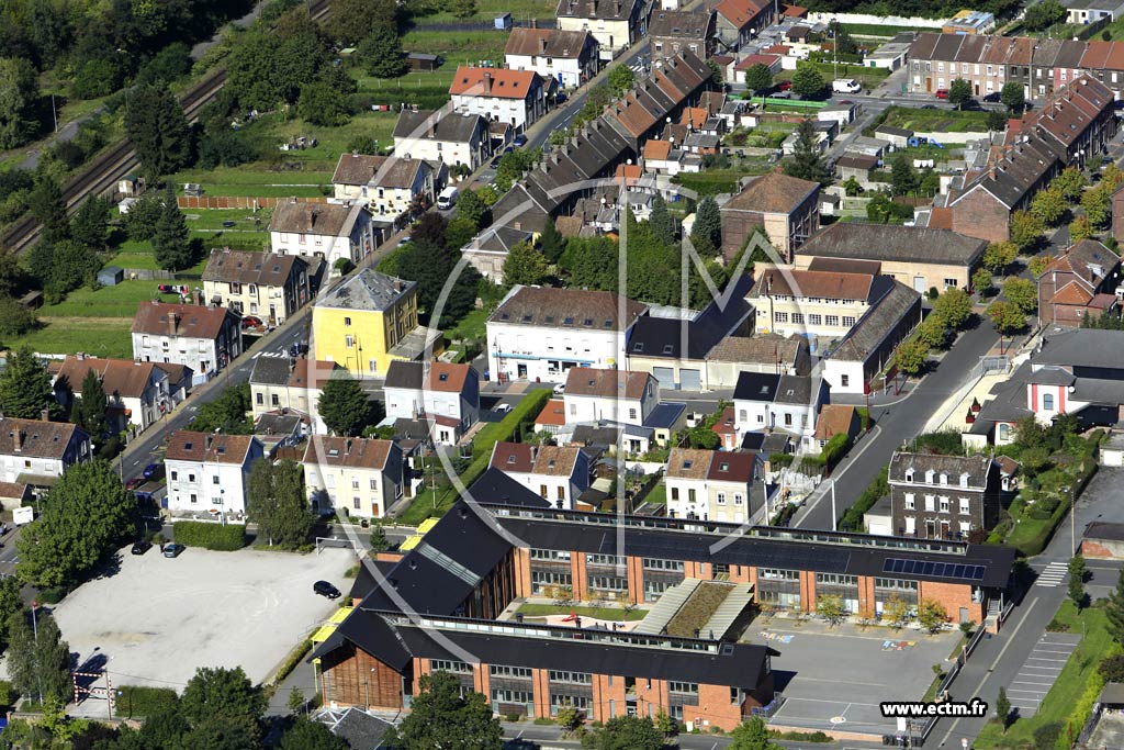 Photo arienne de Trith-Saint-Lger (le Poirier)