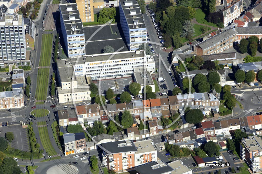 Photo arienne de Valenciennes