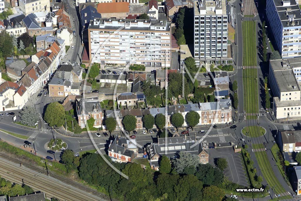 Photo arienne de Valenciennes