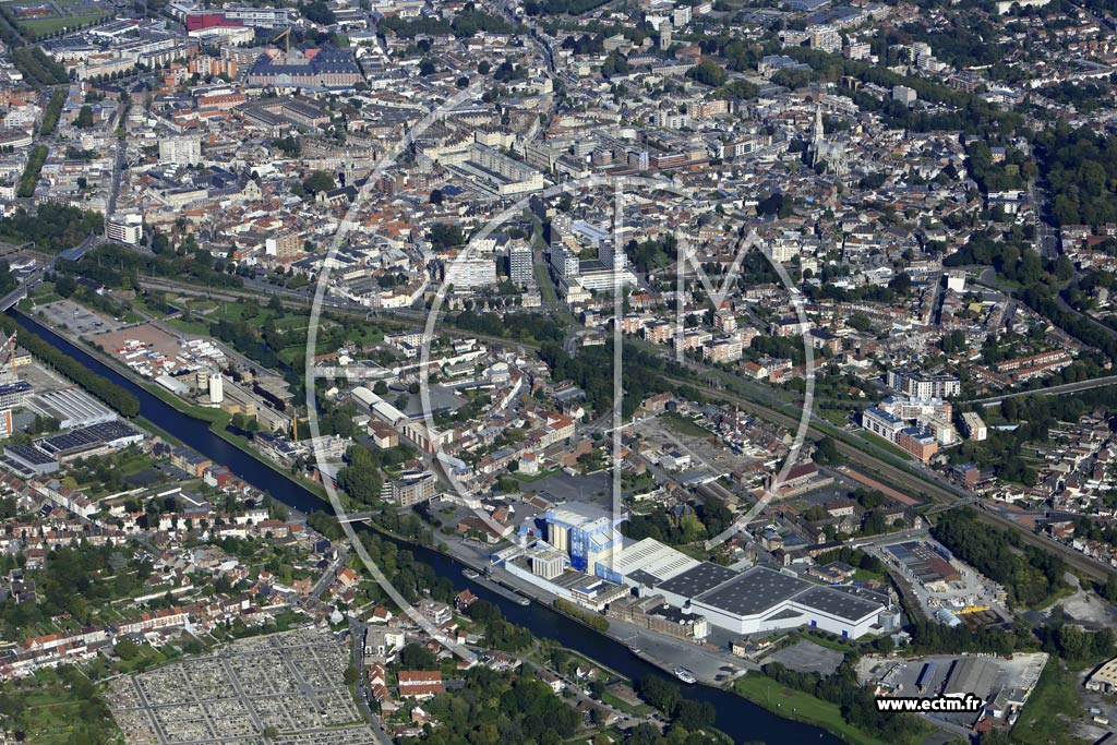 Photo arienne de Valenciennes