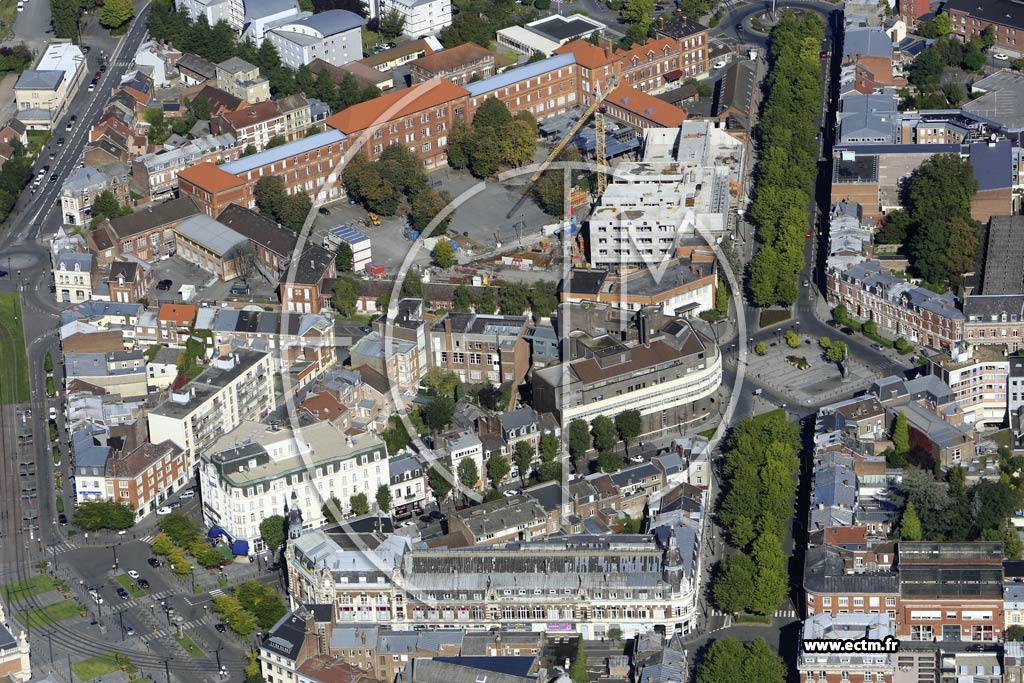 Photo arienne de Valenciennes (Centre)