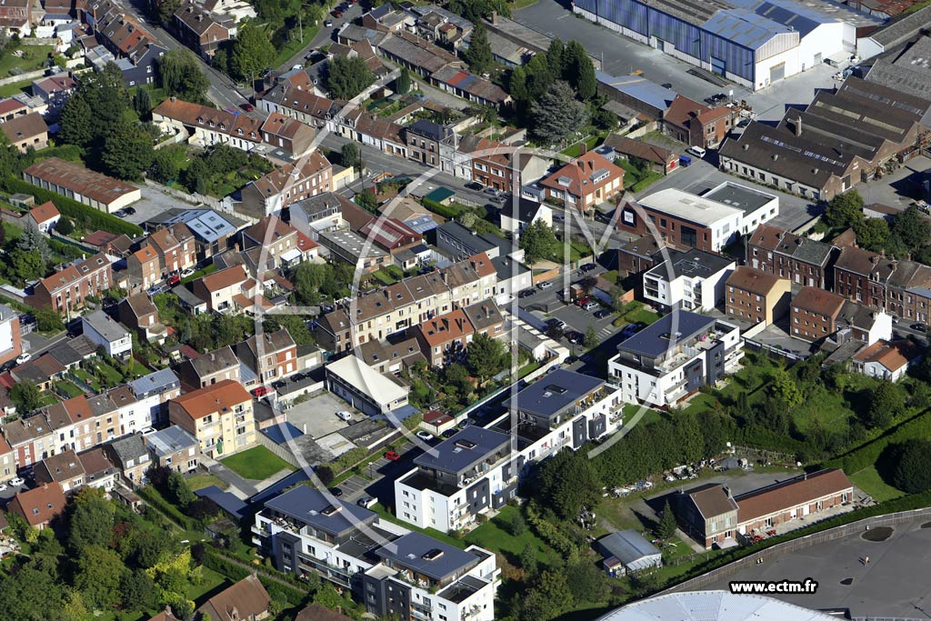 Photo arienne de Valenciennes (Faubourg Sainte-Catherine)