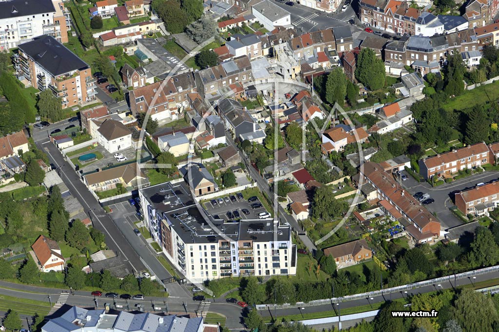 Photo arienne de Valenciennes (Faubourg Sainte-Catherine)