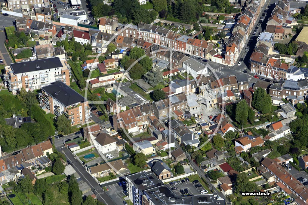 Photo arienne de Valenciennes (Faubourg Sainte-Catherine)