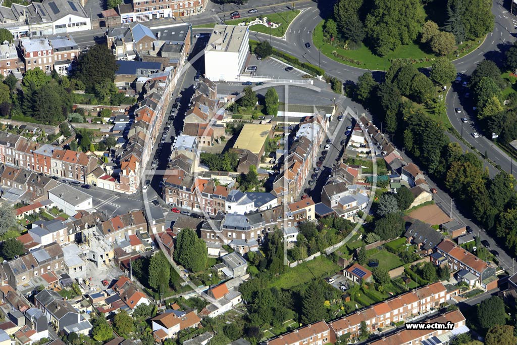 Photo arienne de Valenciennes (Faubourg Sainte-Catherine)
