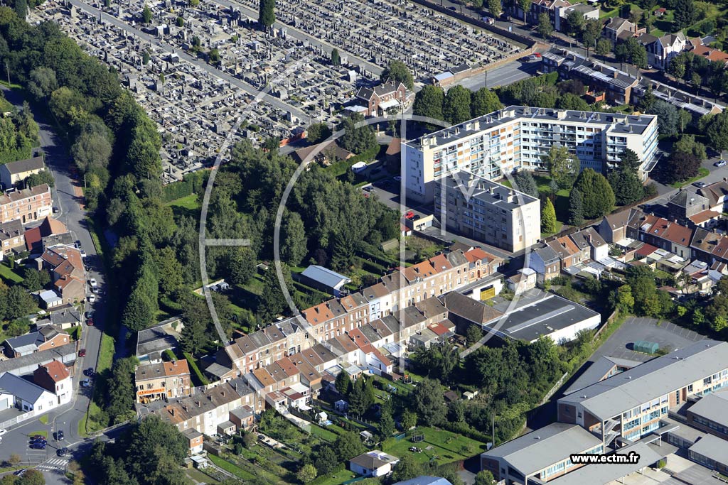 Photo arienne de Valenciennes (Saint-Roch)