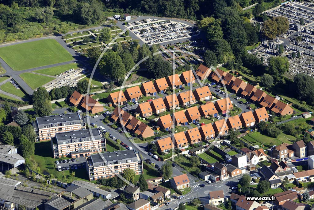 Photo arienne de Valenciennes (Saint-Roch)