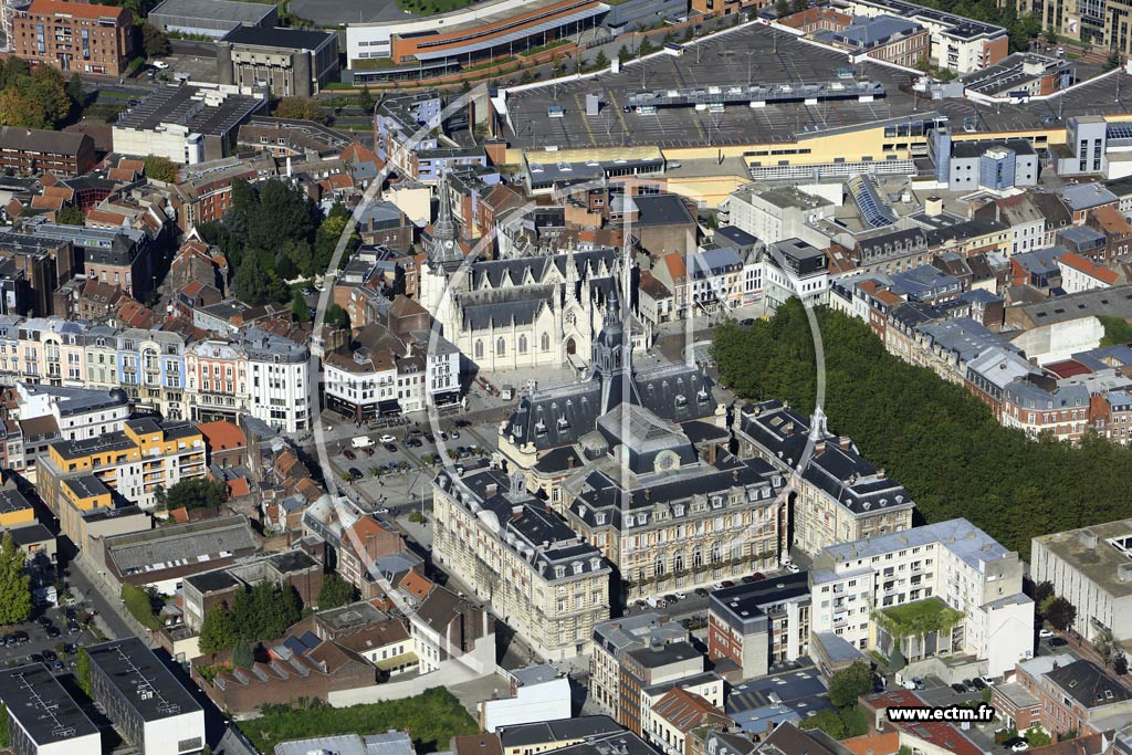 Photo arienne de Roubaix