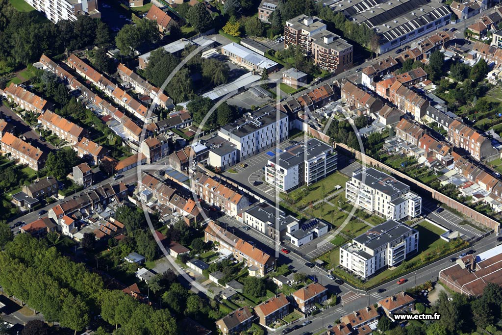 Photo arienne de Roubaix (la Potennerie)