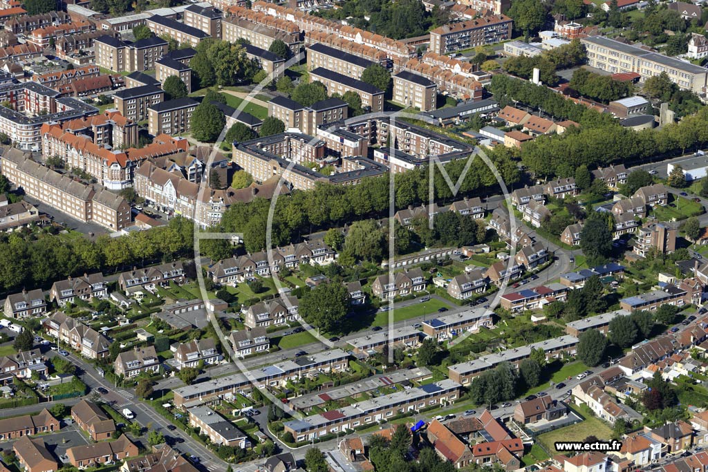 Photo arienne de Roubaix (le Nouveau Roubaix)